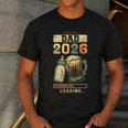 Dad 2026 Loading Baby Shower Going To Be a Dad Gender Reveal Men's Casual T-Shirt Dark Grey Dad 2026 Loading Baby Shower Going To Be a Dad Gender Reveal Men's Casual T-Shirt Dark Grey