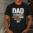 Dad 2026 Loading Expecting New Baby Announcement Men Men's Casual T-Shirt Dark Grey