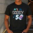 My Dad Is 50 Years Daddy Father 50th Years Birthday Men's Casual T-Shirt Dark Grey