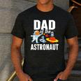 Dad Of The Astronaut Space Astronaut Birthday Family Men's Casual T-Shirt Dark Grey
