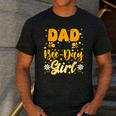 Dad Of The Bee Day Girl Flower Birthday Family Matching Men's Casual T-Shirt Dark Grey