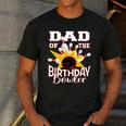 Dad Of The Birthday Bowler Kid Bowling Party Men's Casual T-Shirt Dark Grey