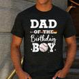 Dad Of The Birthday Boy Baseball Bday Family Men's Casual T-Shirt Dark Grey Dad Of The Birthday Boy Baseball Bday Family Men's Casual T-Shirt Dark Grey