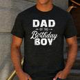 Dad Of The Birthday Boy Matching Family Party Men's Casual T-Shirt Dark Grey