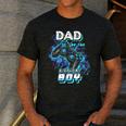 Dad Of The Birthday Boy Matching Video Game Birthday Party Men's Casual T-Shirt Dark Grey