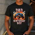 Dad Of The Birthday Boy Monster Truck Birthday Men's Casual T-Shirt Dark Grey Dad Of The Birthday Boy Monster Truck Birthday Men's Casual T-Shirt Dark Grey