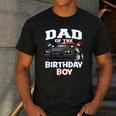 Dad Of The Birthday Boy Policeman Officer Party Men's Casual T-Shirt Dark Grey Dad Of The Birthday Boy Policeman Officer Party Men's Casual T-Shirt Dark Grey