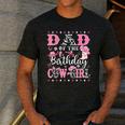 Dad Of The Birthday CowGirl Rodeo CowGirl Birthday Men's Casual T-Shirt Dark Grey Dad Of The Birthday CowGirl Rodeo CowGirl Birthday Men's Casual T-Shirt Dark Grey