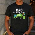 Dad Birthday Crew Garbage Truck Birthday Party T-Shirt Men's Casual T-Shirt Dark Grey