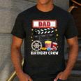 Dad Birthday Crew Movie Night Theme Matching Party Men's Casual T-Shirt Dark Grey Dad Birthday Crew Movie Night Theme Matching Party Men's Casual T-Shirt Dark Grey