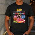 Dad Of The Birthday Girl Candyland Colorful Lollipop Party Men's Casual T-Shirt Dark Grey