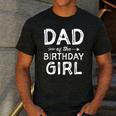 Dad Of The Birthday Girl Father's Day Men Men's Casual T-Shirt Dark Grey