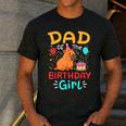 Dad Of The Birthday Girl Kids Cute Capybara Bday Family Men's Casual T-Shirt Dark Grey