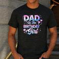 Dad Of The Birthday Girl Kpop Family Matching Party Men's Casual T-Shirt Dark Grey