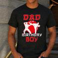Dad Of The Birthday Karate Taekwondo Boy Martial Arts Men's Casual T-Shirt Dark Grey