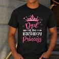 Dad Of The Birthday Princess Birthday Girl Kid Family Men's Casual T-Shirt Dark Grey Dad Of The Birthday Princess Birthday Girl Kid Family Men's Casual T-Shirt Dark Grey
