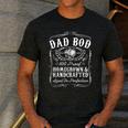 Dad BOD Whiskey Bourbon Lover For Dad Men's Casual T-Shirt Dark Grey