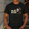 Dad Construction Excavator Family Matching Bday Party Men's Casual T-Shirt Dark Grey