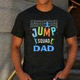 Dad Daddy Jump Squad Birthday Boy Trampoline Jumper Bday Men's Casual T-Shirt Dark Grey Dad Daddy Jump Squad Birthday Boy Trampoline Jumper Bday Men's Casual T-Shirt Dark Grey