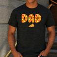 Dad Daddy Matching Birthday Squad Crew Pizza Family Men's Casual T-Shirt Dark Grey