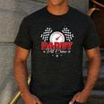Dad Daddy Pit Crew Race Car Birthday Racing Party Men's Casual T-Shirt Dark Grey Dad Daddy Pit Crew Race Car Birthday Racing Party Men's Casual T-Shirt Dark Grey