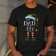 The Dad Elf Shirt Matching Family Dad Christmas Elf Men's Casual T-Shirt Dark Grey