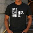 Dad Engineer Genius Cute Engineering Father Men's Casual T-Shirt Dark Grey