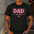Dad Est 2026 Logo Daddy 2026 Soon To Be New Father 2026 Men's Casual T-Shirt Dark Grey