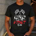 Dad Of The Fast One First Birthday Racing Car Family Men's Casual T-Shirt Dark Grey
