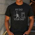 My Dad Your Dad Firefighter Son Proud Fireman Rescuer Men's Casual T-Shirt Dark Grey My Dad Your Dad Firefighter Son Proud Fireman Rescuer Men's Casual T-Shirt Dark Grey