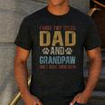 Dad And Grandpaw Dog Grandpaw Grandpa Men Men's Casual T-Shirt Dark Grey Dad And Grandpaw Dog Grandpaw Grandpa Men Men's Casual T-Shirt Dark Grey