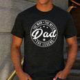 DAD The Man The Myth The Legend Father's Day Men's Casual T-Shirt Dark Grey