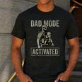 Dad Mode Activated Tactical Baby Carrier Military Father Men's Casual T-Shirt Dark Grey