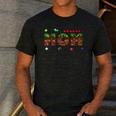 Dad And Mom Of The Birthday Boy Pixel Game Matching Family Men's Casual T-Shirt Dark Grey