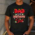 Dad And Mom Birthday Girl Strawberry Berry Sweet One Two Men's Casual T-Shirt Dark Grey