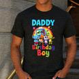 Dad And Mom Daddy Of The Birthday Boy Family Party Decor Men's Casual T-Shirt Dark Grey