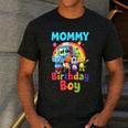 Dad And Mom Mommy Of The Birthday Boy Family Party Decor Men's Casual T-Shirt Dark Grey