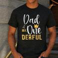 Dad Of Mr Onederful 1st Birthday First One-Derful Matching Men's Casual T-Shirt Dark Grey