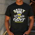 Dad Needs A Beer Button Up Shirts Beer Drinking Lover Men's Casual T-Shirt Dark Grey