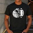 Dad Of Both Proud Football And Cheer Dad Men's Casual T-Shirt Dark Grey Dad Of Both Proud Football And Cheer Dad Men's Casual T-Shirt Dark Grey