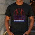 Dad Of Rookie 1st Birthday Baseball Theme Matching Party Men's Casual T-Shirt Dark Grey Dad Of Rookie 1st Birthday Baseball Theme Matching Party Men's Casual T-Shirt Dark Grey