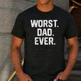 Dad Shirt – Worst Dad Ever Joke Tee Men's Casual T-Shirt Dark Grey