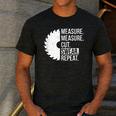 Dad Shirt Measure Cut Swear Handyman Father Day Tshirt Men's Casual T-Shirt Dark Grey