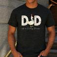 Dad Of The Silly Goose Silly Goose Birthday Matching Family Men's Casual T-Shirt Dark Grey