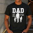 Dad Sons First Hero Daughter Love For Father's Day Men's Casual T-Shirt Dark Grey Dad Sons First Hero Daughter Love For Father's Day Men's Casual T-Shirt Dark Grey