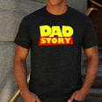 Dad Story Men's Casual T-Shirt Dark Grey