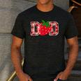 Dad Strawberry Birthday Men's Casual T-Shirt Dark Grey Dad Strawberry Birthday Men's Casual T-Shirt Dark Grey