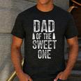 Dad Of The Sweet One Father's Day Daddy Men's Casual T-Shirt Dark Grey
