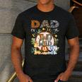 Dad Of The Two Wild Animal Safari 2Nd Birthday Party Men's Casual T-Shirt Dark Grey
