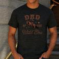 Dad Of The Wild One Cowboy Western Rodeo Party Matching Men's Casual T-Shirt Dark Grey